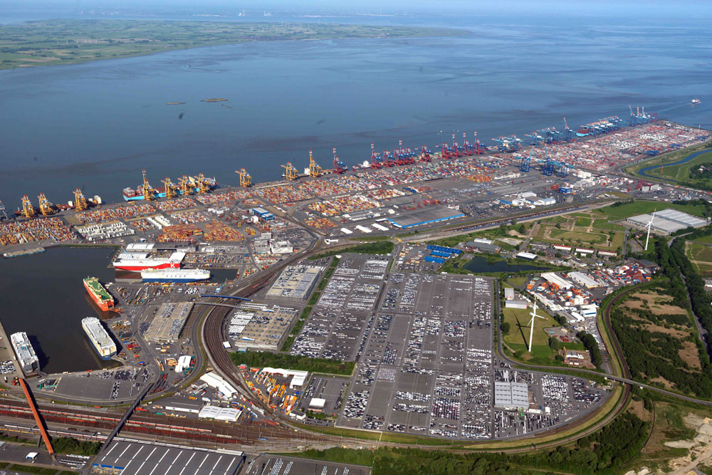 Bremerhaven, Umschlag, 2020, Container