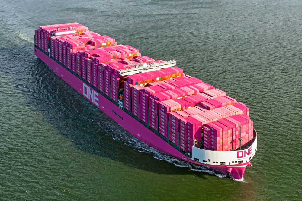 »One Innovation«, Neubauten, ONE, Ocean Network Express, Containerschiff