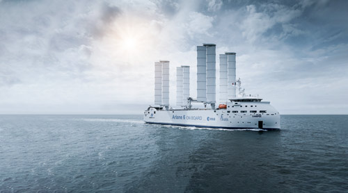 Canopée transporter sails into the future of maritime