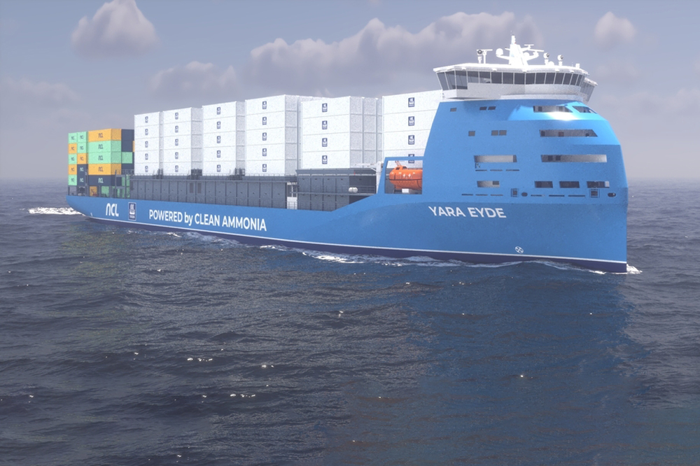 Yara, NCL, Ammoniak, Containerfeeder