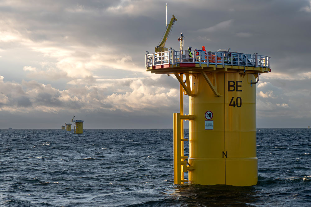 Van Oord has installed the foundations for the "Baltic Eagle" offshore wind farm