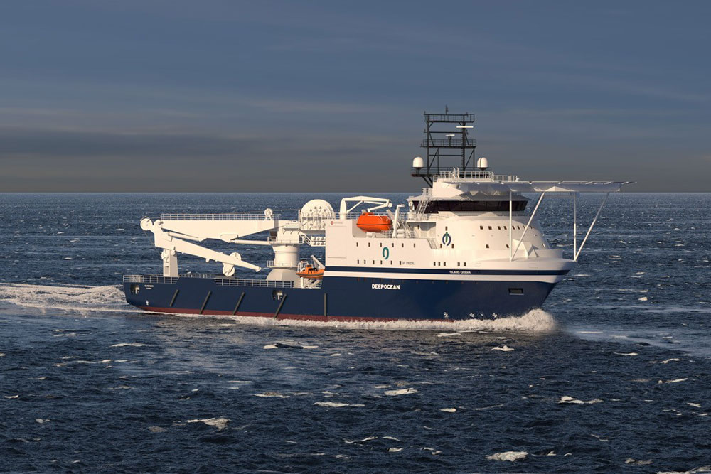 DeepOcean deploys the ship under the name "Island Ocean"