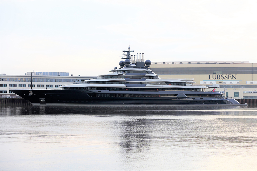 LUMINANCE superyacht LÜRSSEN Weser