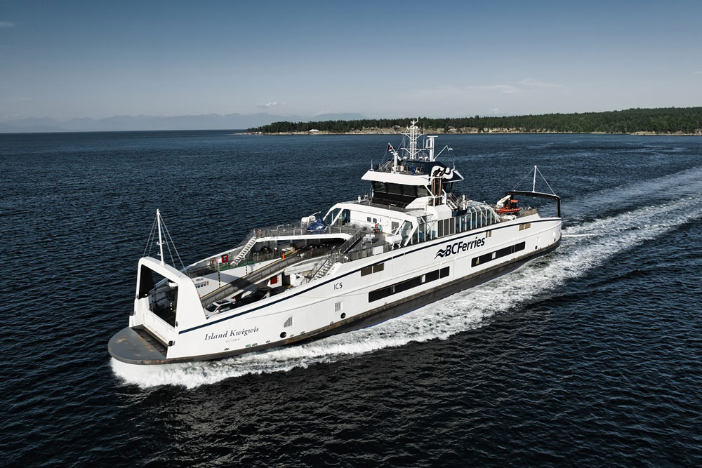 Damen Shipyards builds four electric ferries for BC Ferries