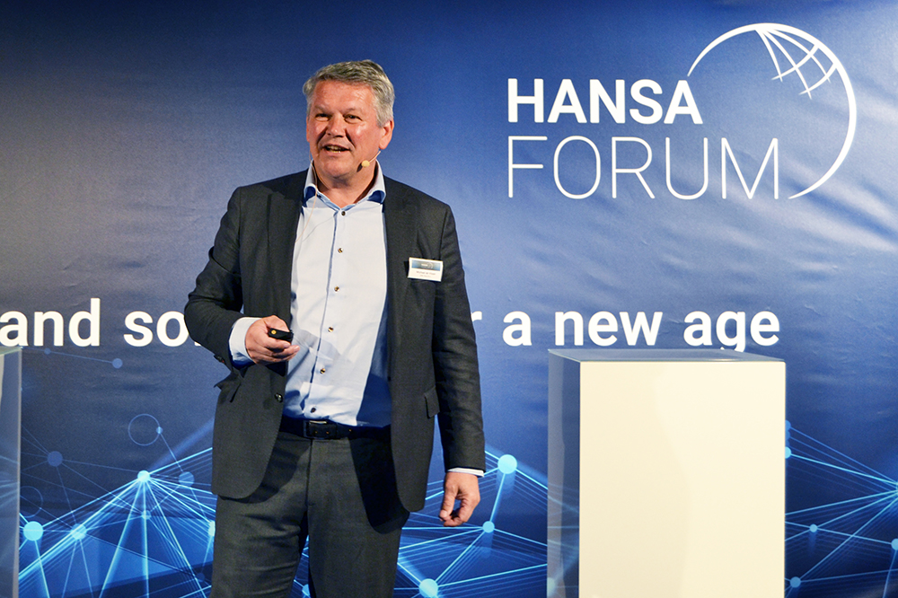 Michael de Visser, Managing Director of Ship Finance at NIBC at the HANSA Forum 2022