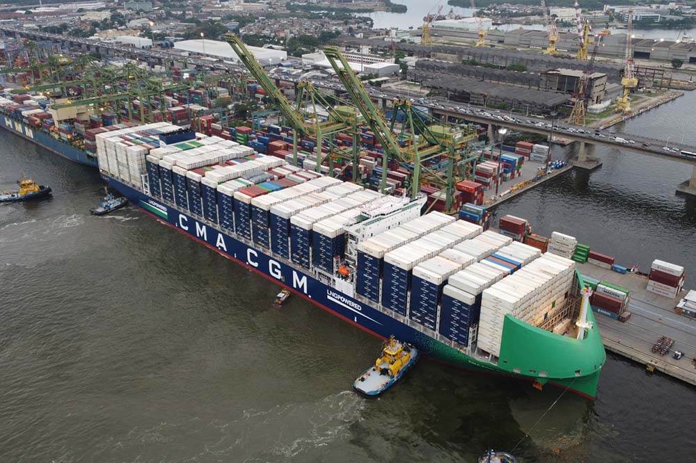 CMA CGM Bahia with Windshield, Ocean Alliance