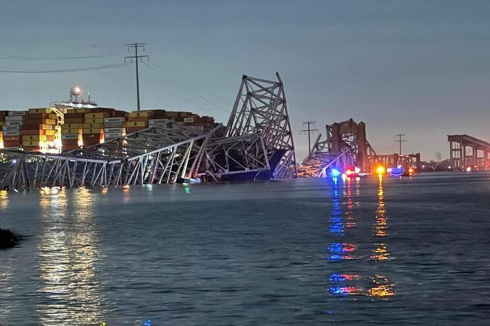 bridge, accident, Baltimore, container ship, Baltimore, Harford County MD Fire & EMS