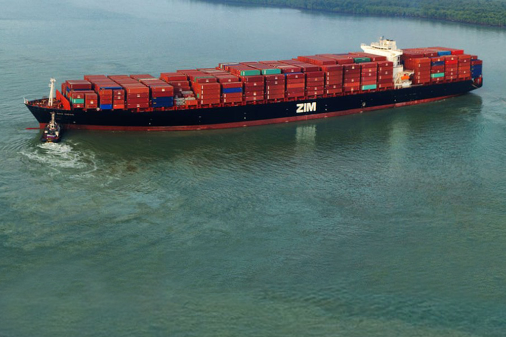 ZIM container ship