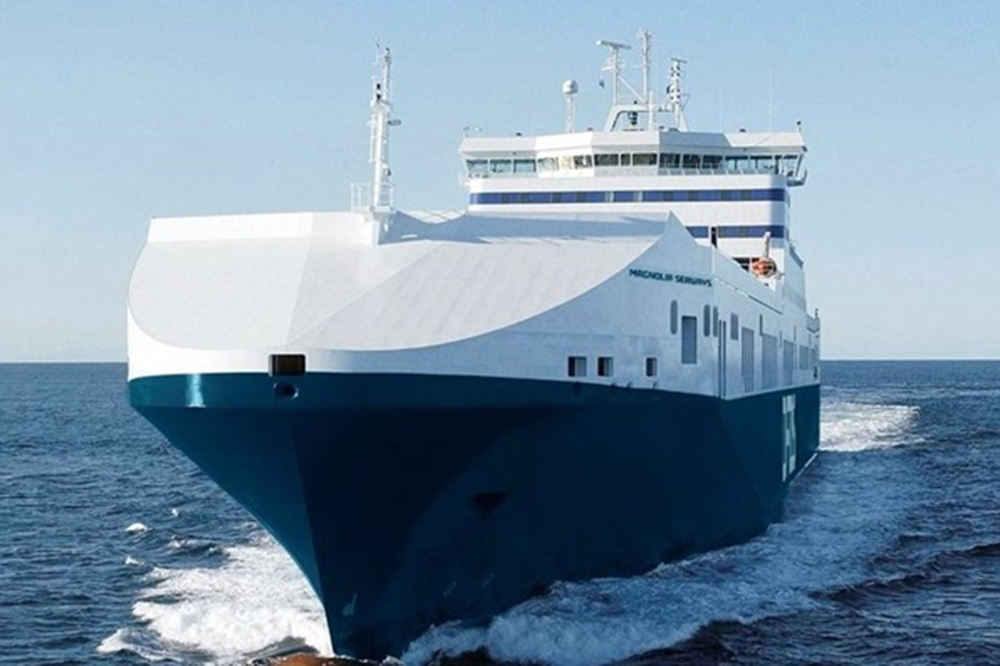 DFDS Magnolia Seaways, hydrogen conversion tested in study