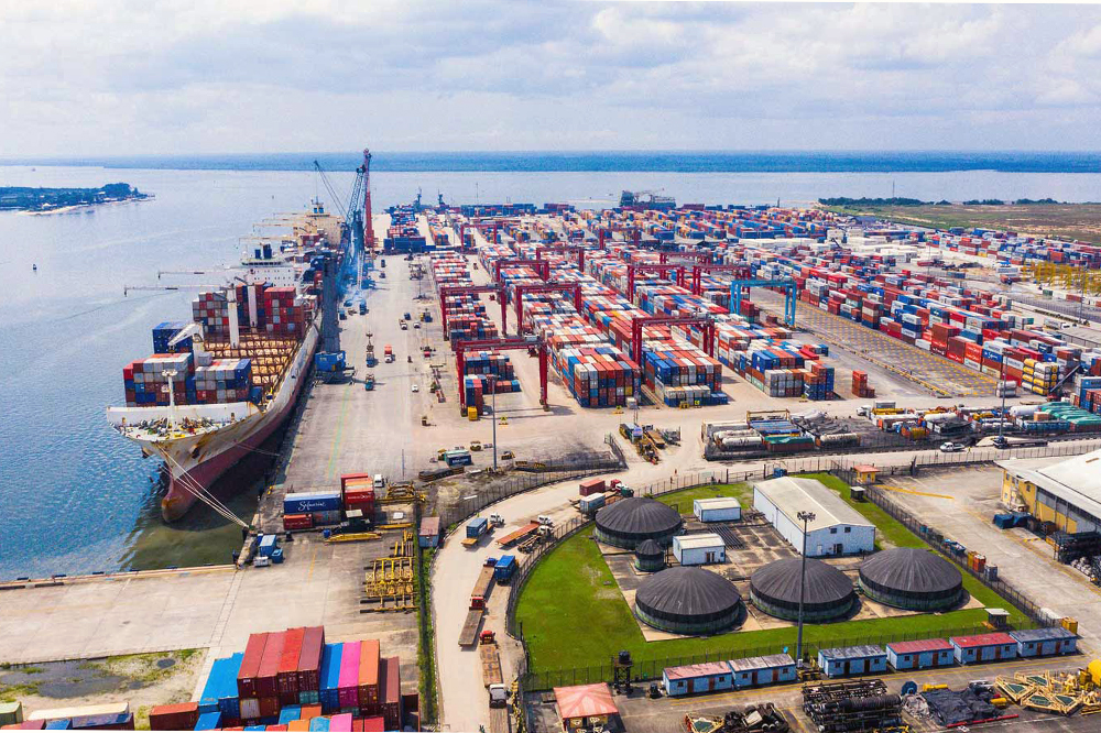 Maersk APMT Terminal Onne Nigeria, container terminal, West Africa, Africa