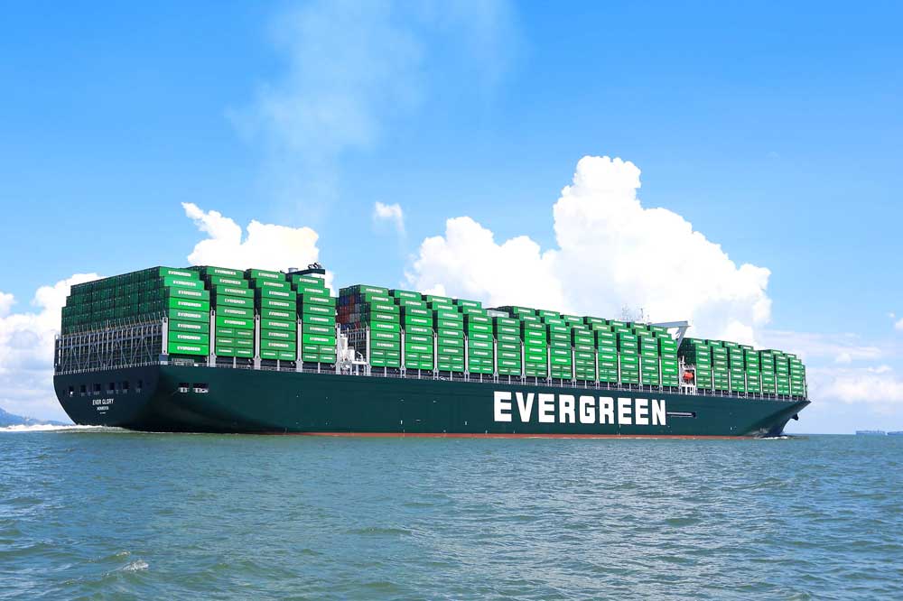 Evergreen, liner shipping companies. Newbuildings, orders