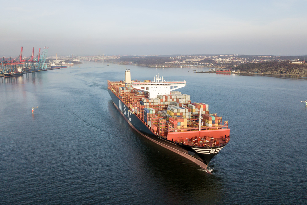 Fairway, MSC, Port of Gothenburg