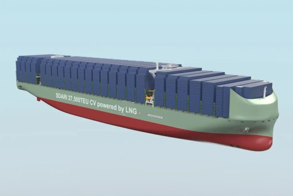 Jumbo, container ship, CSSC, Sdari