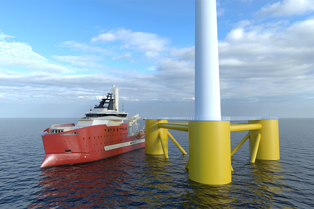 North Star, SOV, offshore vessel, floating wind