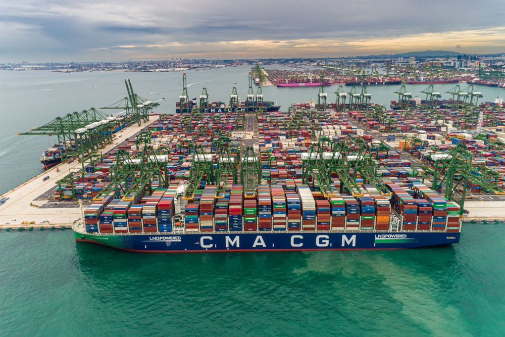 CMA CGM, PSA, Singapore