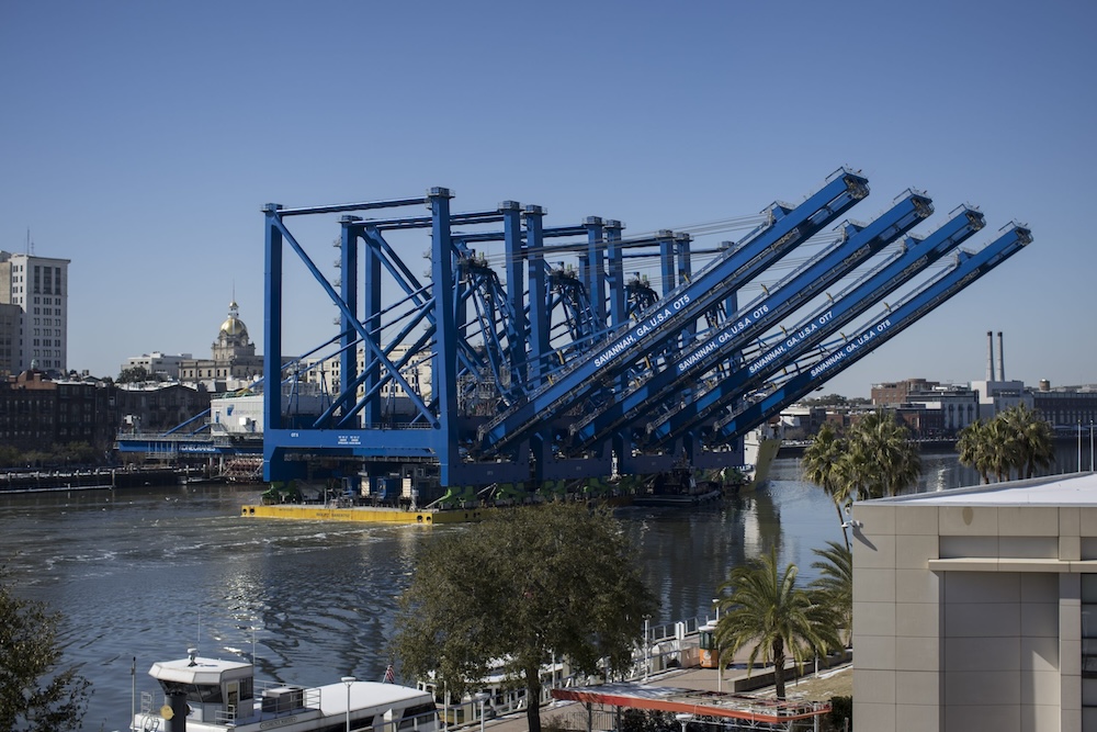 Savannah, Cranes, Ship-to-Shore, Conekranes