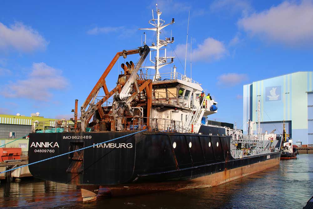 Annika, Tanker, Strela Shiprepair, Stralsund