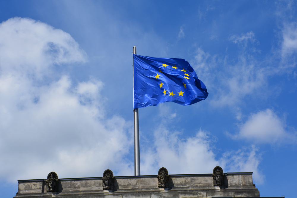 EU, Brussels, Flag