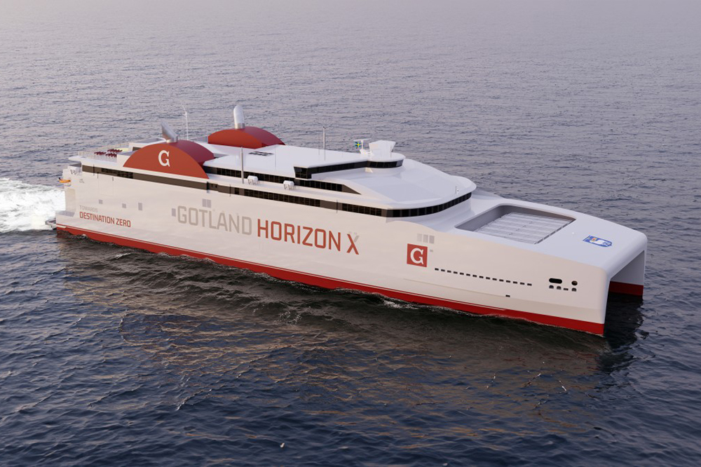 Austal, Gotland, ferry, catamaran, hydrogen, hydrogen