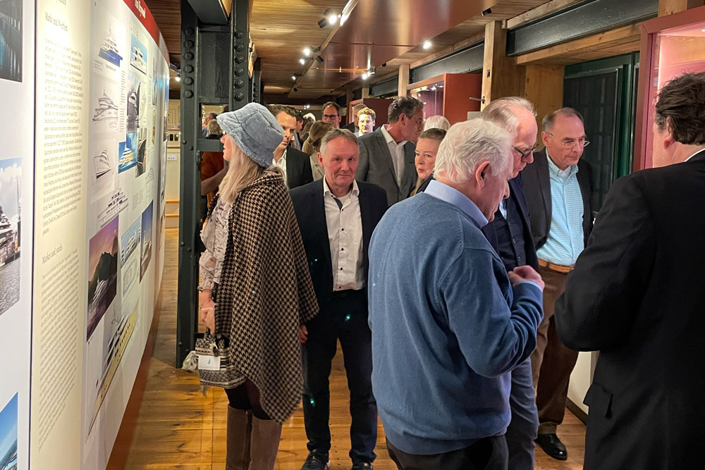 Superyachts exhibition at the Maritime Museum in Hamburg