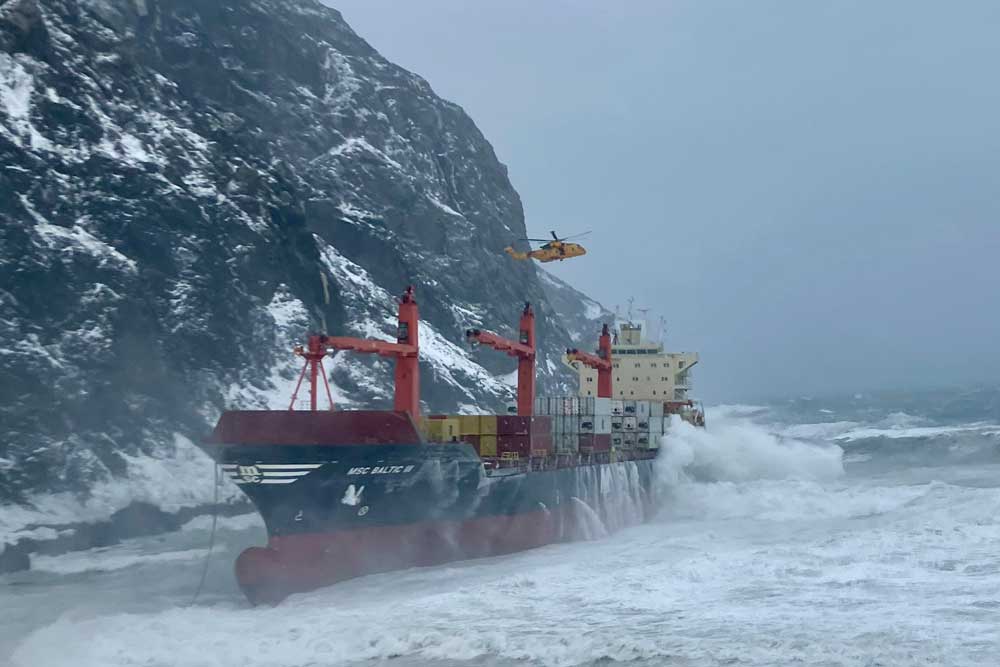 MSC Baltic III, Newfoundland, Canada, accident