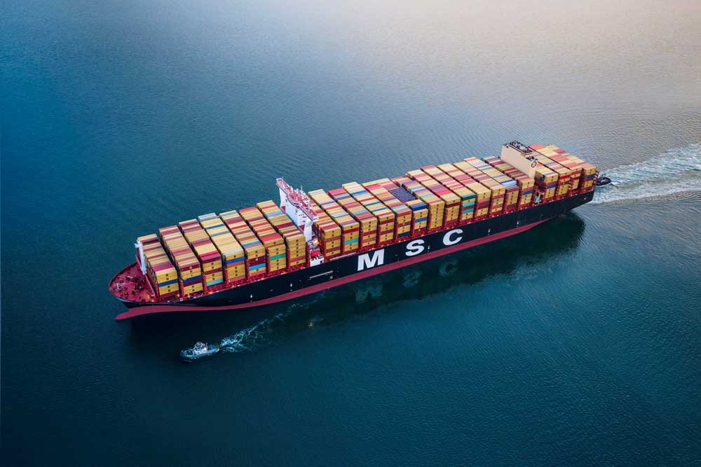 Container ship, MSC