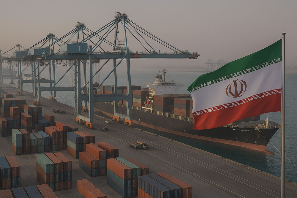 Hafen im Iran