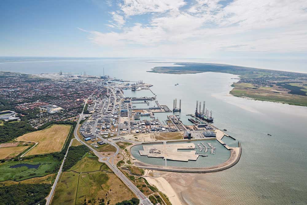 Esbjerg, Denmark, Harbor, Port Esbjerg