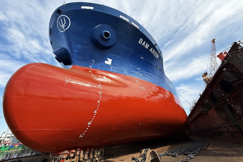 Damen completes green retrofit project for BAM Shipping 1 Damen completes green retrofit project for BAM Shipping 2