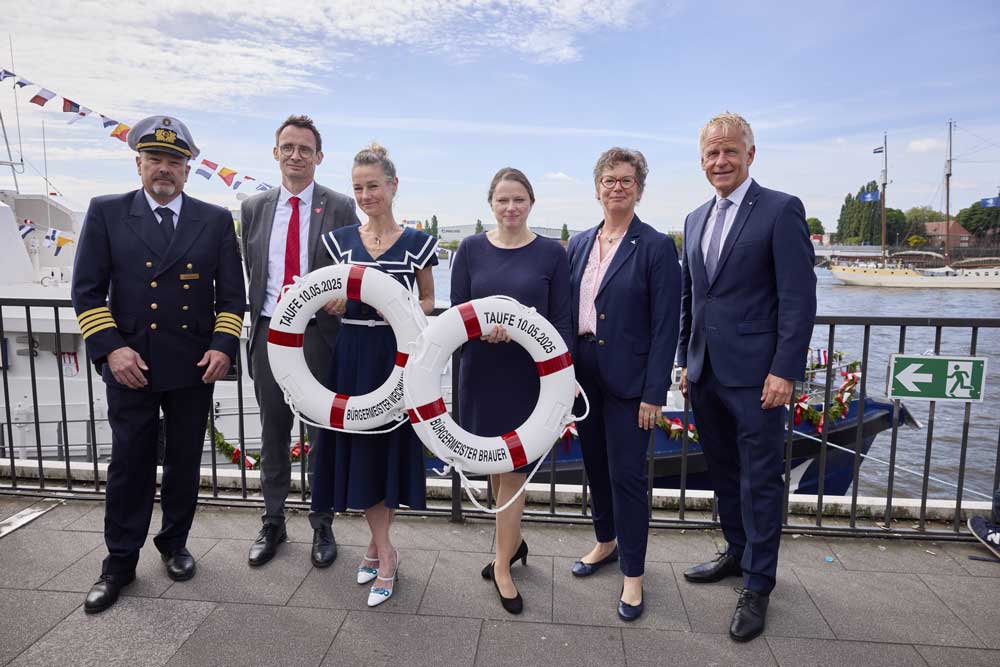 Flotte Hamburg christens two hybrid police boats 1 Hamburg, Taufe, Hafengeburtstag, Leonhard, Flotte Hamburg