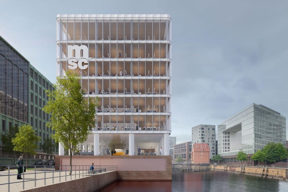 Architecture for new MSC Germany headquarters in Hamburg finalized 1 MSC Wandel Lorch Goetze Wach 02 klein