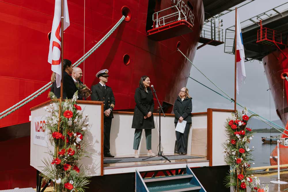 New CSOV building for North Star delivered 1 North Star, Talmo, Grampian Kestrel, Schiffstaufe