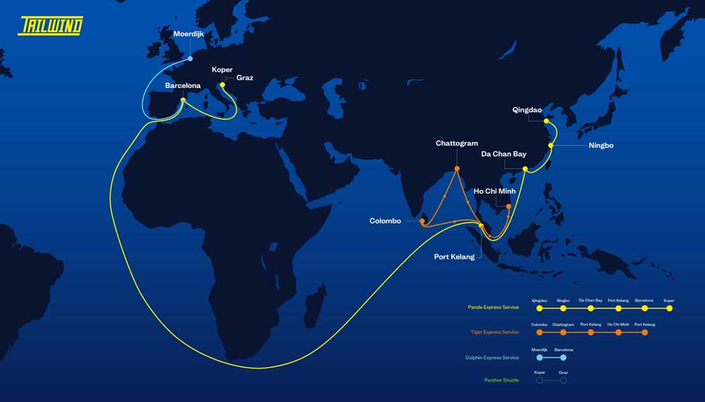Tailwind expands network in Asia 1 Tailwind