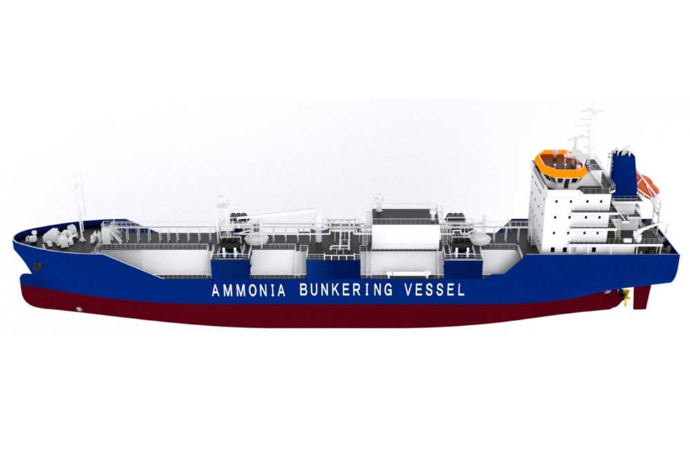 Itochu orders a new ammonia bunker vessel from Sasaki Shipbuilding