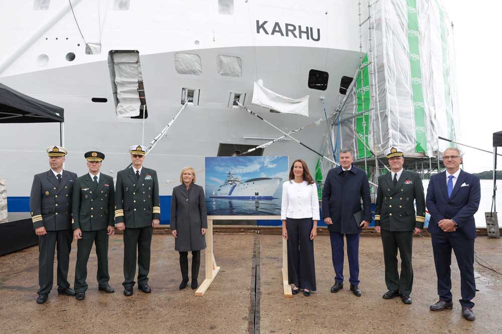 Turva Class: Christening of the "Karhu"