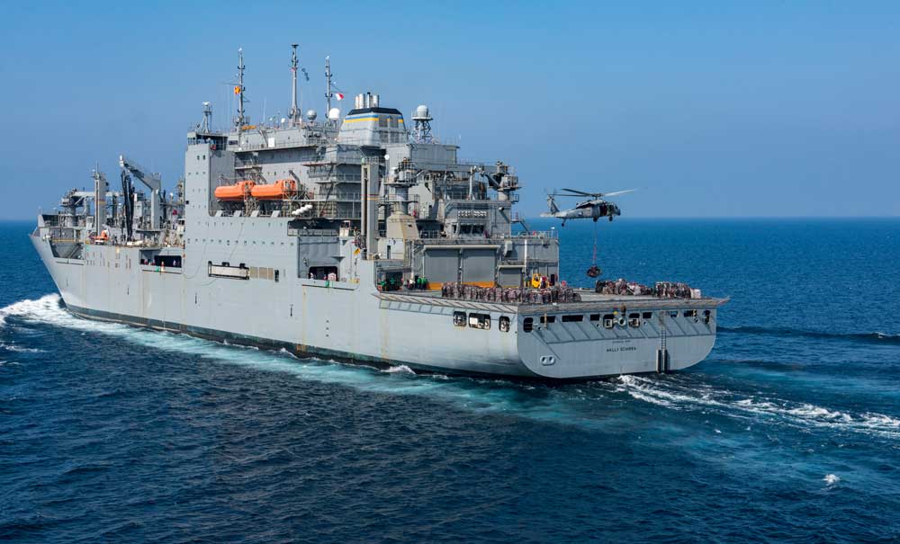 China / Supply ship "USNS Wally Schirra", modernized by Hanwha Ocean