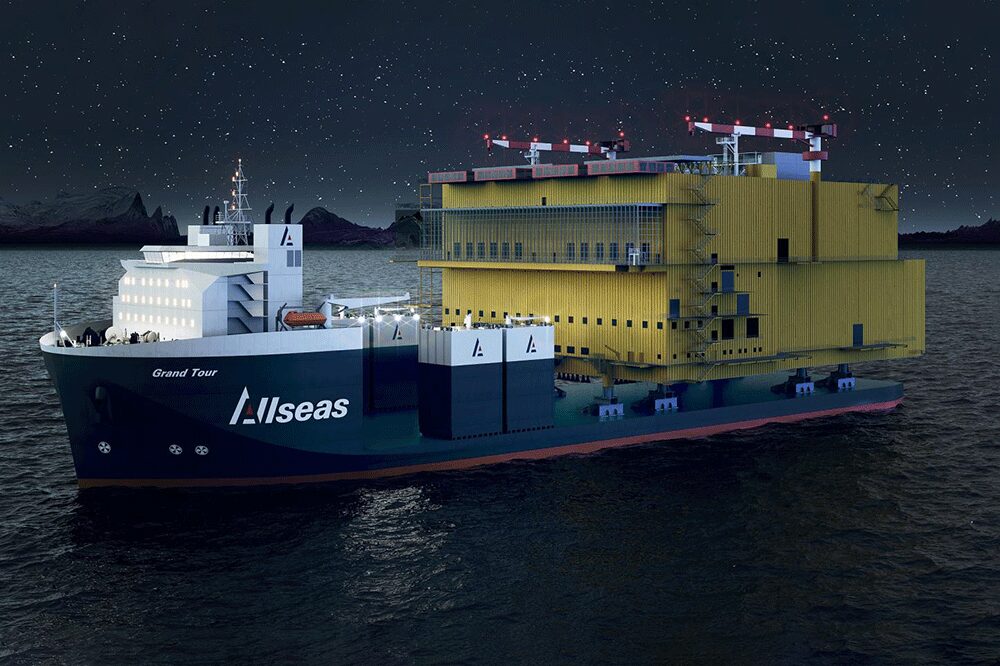 "Grand Tour": Allseas’ new partner for "Pioneering Spirit" 3 Allseas bestellt den Heavylifter "Grand Tour" bei GSI in China