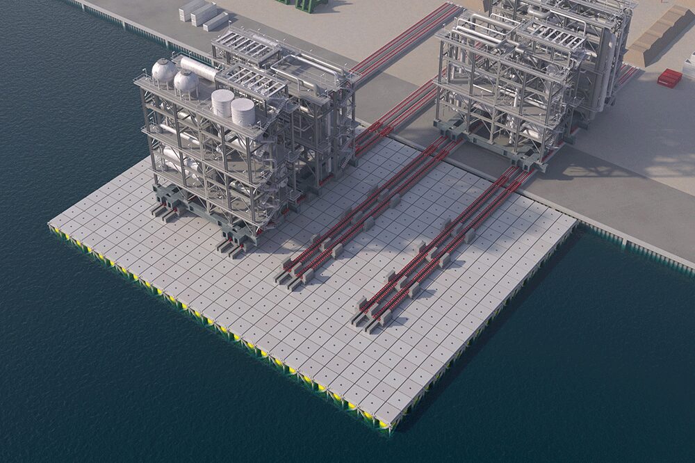 Mammoet and Tugdock cooperate for semi-sub platform in heavy lift ports 2 Mammoet, Tugdock