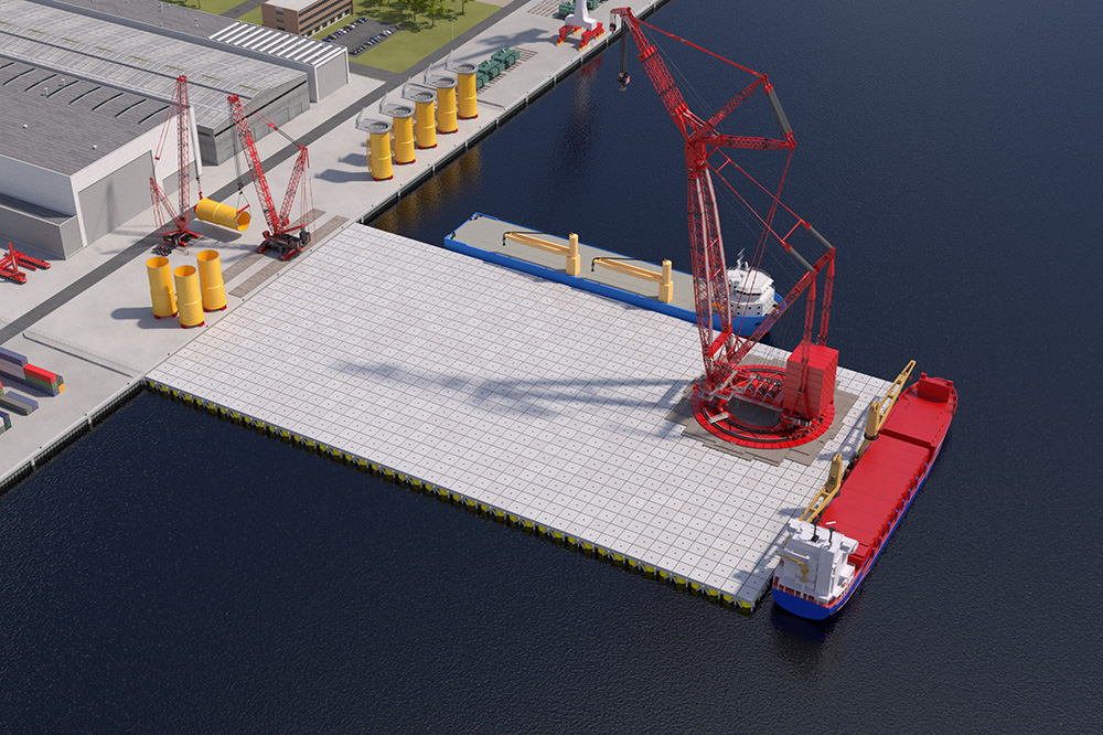 Mammoet and Tugdock cooperate for semi-sub platform in heavy lift ports 1 Mammoet, Tugdock