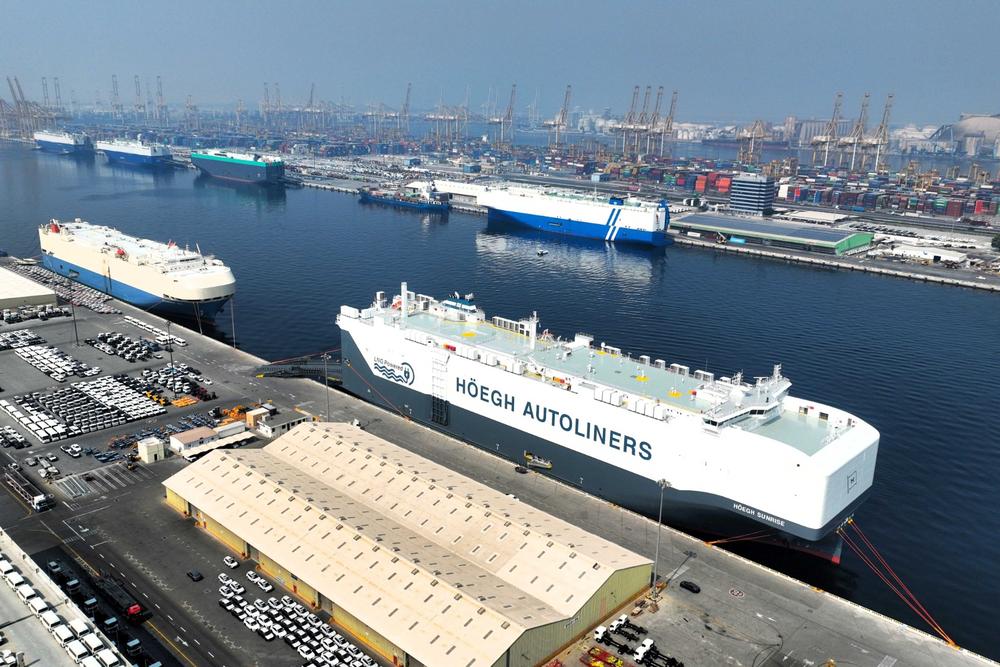 Ships in the harbor