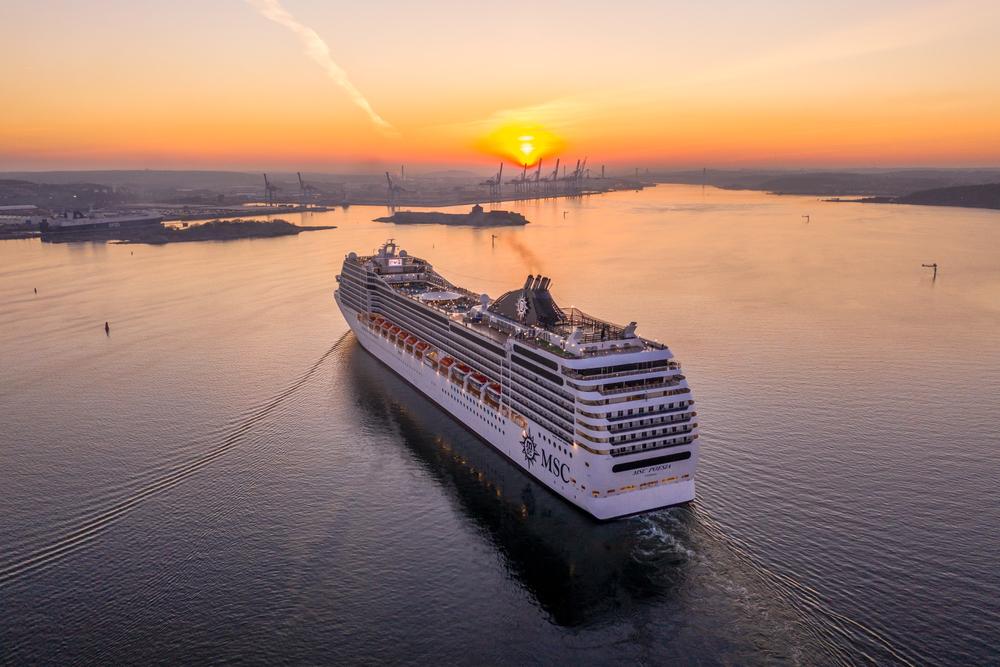 Port of Gothenburg reports stable container volumes 1 A total of 16 cruisers moored in Gothenburg between January and June ( © Port of Gothenburg)