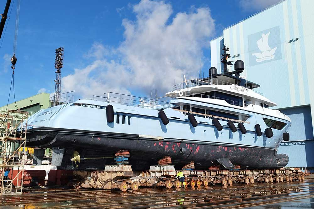 New Stralsund yard Astra Nord starts with “Ocean Dreamwalker 3” 5 "Ocean Dreamwalker 3" bei der "neuen" Werft Astra Nord in Stralsund (© Astra Nord)