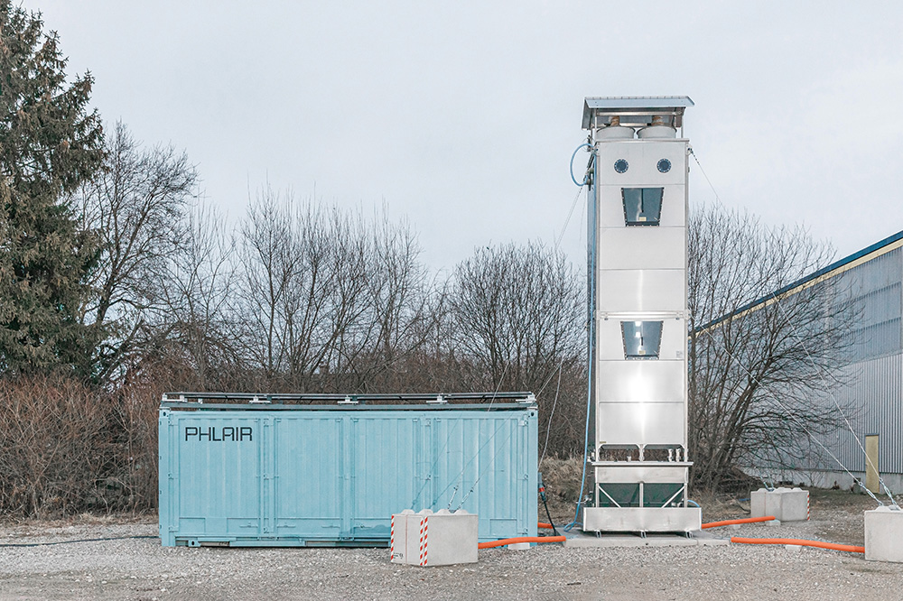 Die Pilotanlage „Electra 00“ in München verfügt über eine Kapazität von 10 Tonnen CO2 pro Jahr.