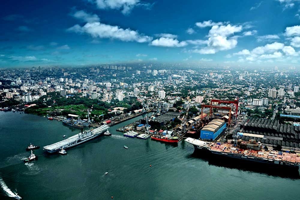 Cochin Shipyard in Kochi, India
