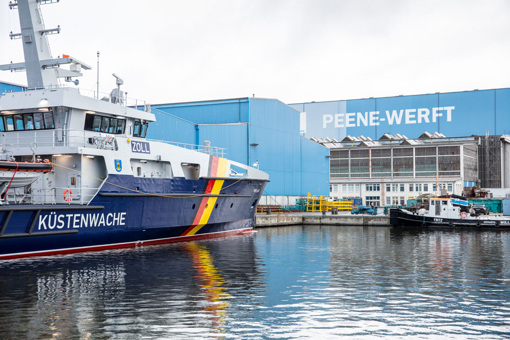 The "Friesland" is a sister ship of the "Emden" and "Fehmarn"