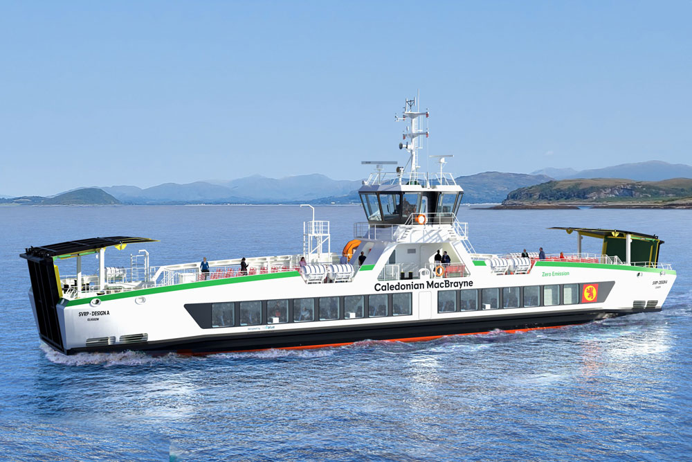 Rendering of the new ferry