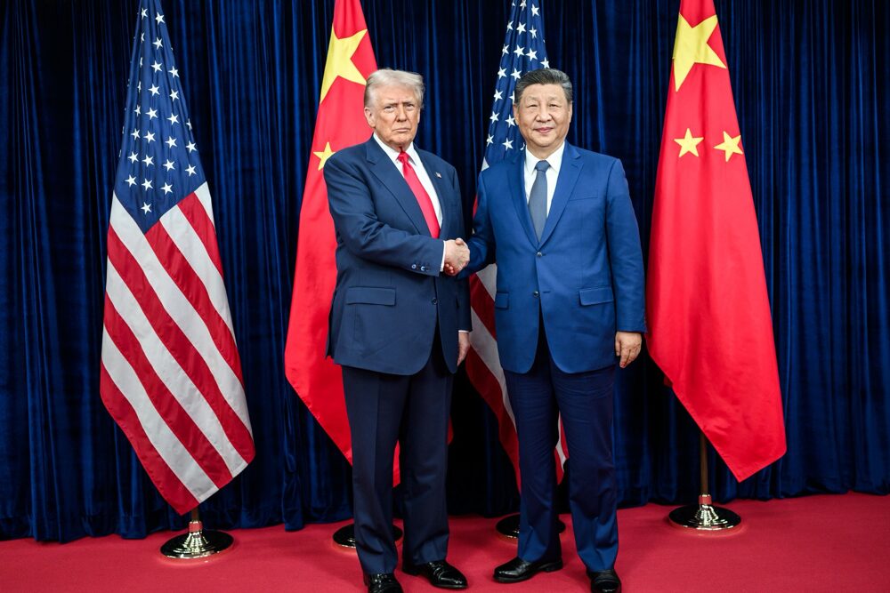 US President Trump and China's President Xi Jinping 