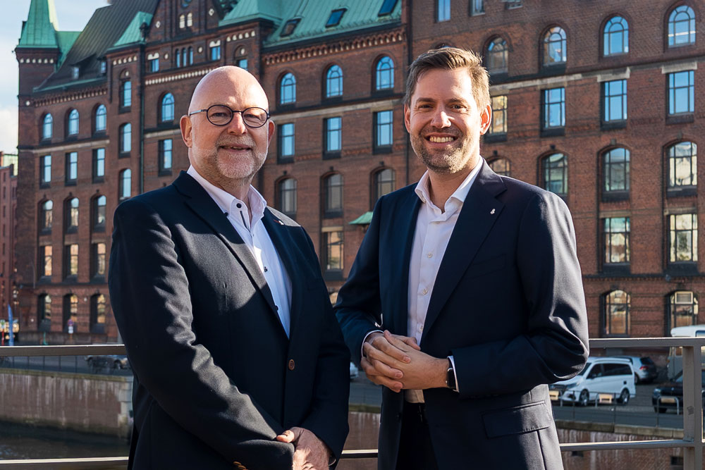 The new HHM dual leadership (from left): Axel matter and Hendrik Meyn