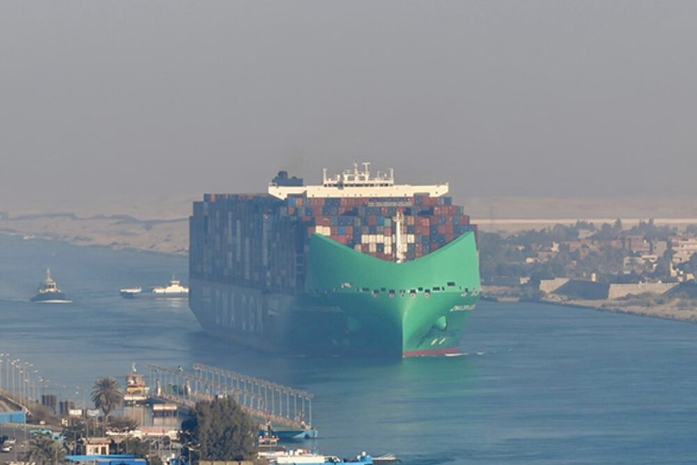 A CMA CGM ship