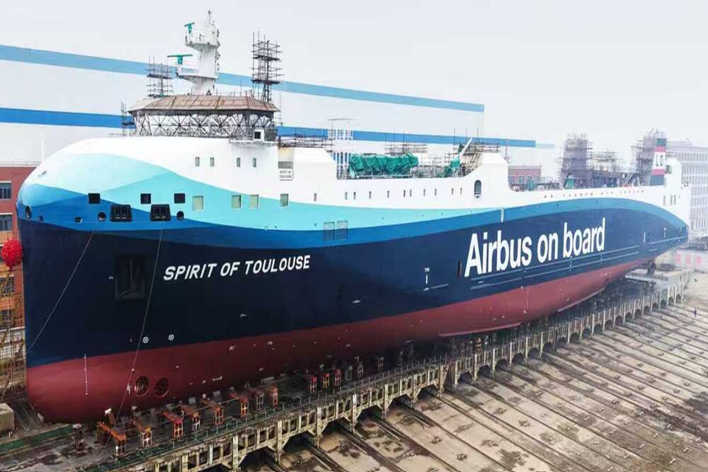 A new building being launched